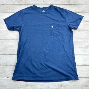 Birddogs Shirt Mens Large Blue Pocket Tee Fitness Outdoor T Shirt Short Sleeve